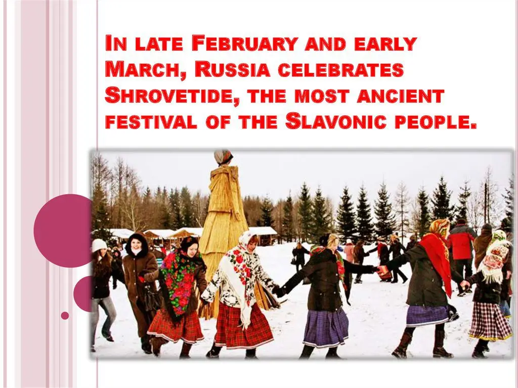 Shrovetide: traditions and customs, history of the holiday