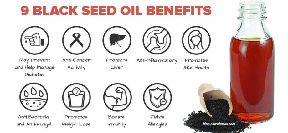 I 9 motivi per utilizà l'oliu di sementi neri (cumu aduprà bè)