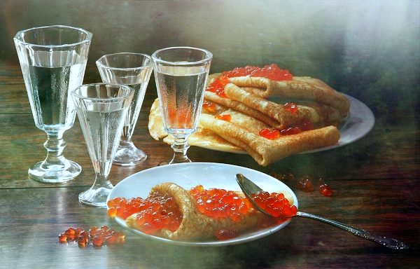 The best snack for vodka: the culture of the Russian feast