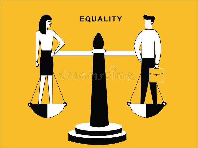 The relationship between man and woman: balance