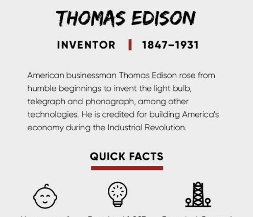 Thomas Edison: biography, inventions, facts and video