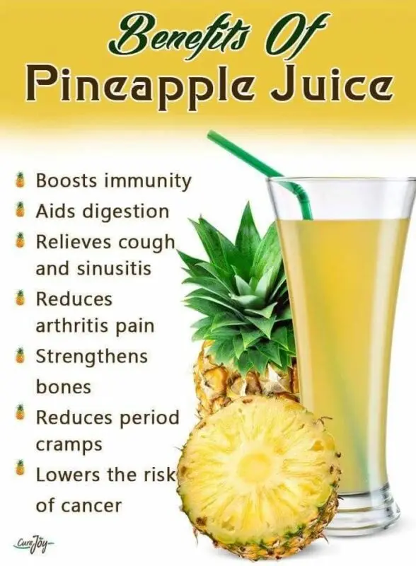 What are the benefits of pineapple juice &#8211; happiness and health