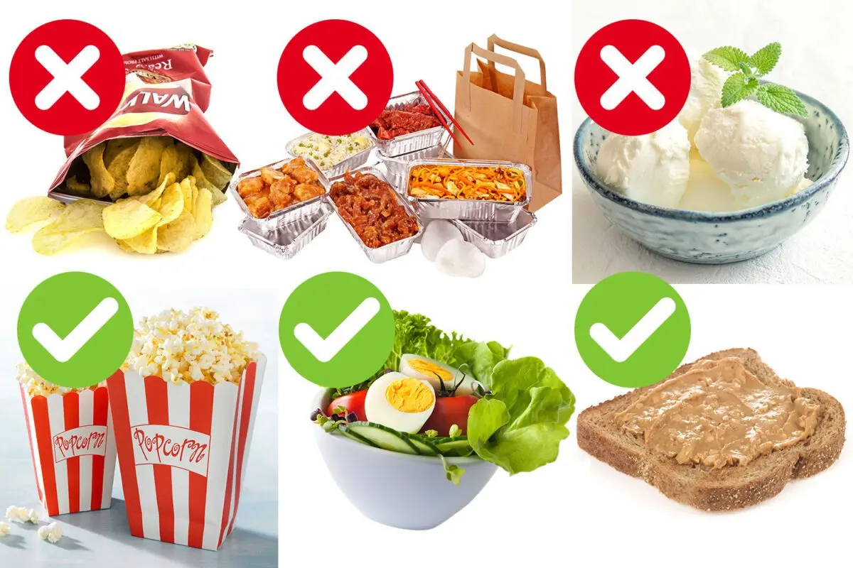 What foods can you eat at night so as not to get fat