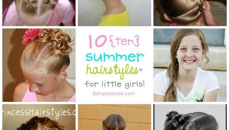 10 coiffures pour fille d'été