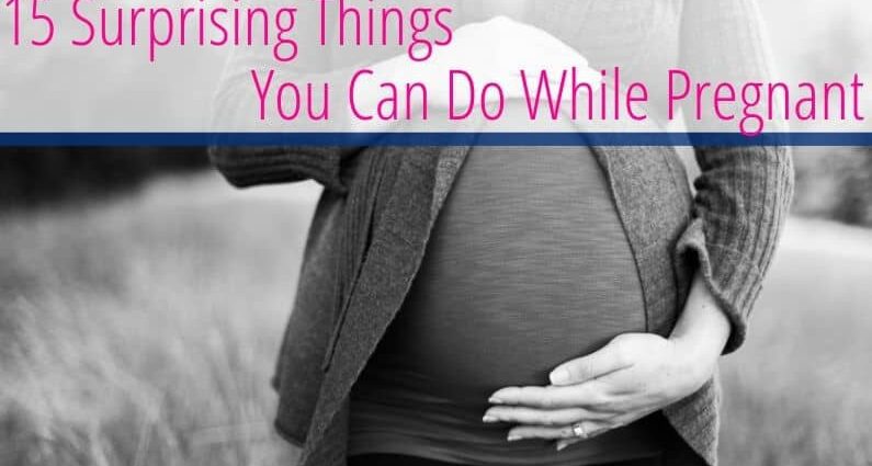 15 neverjetnih stvari, ki so jih naredili med nosečnostjo
