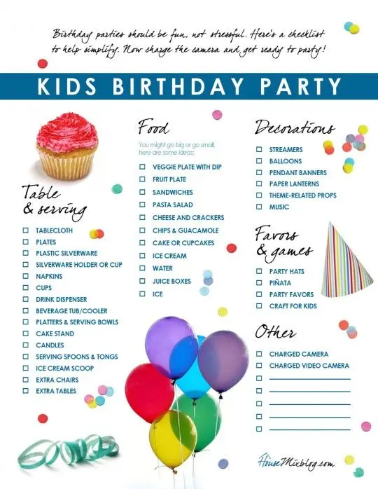 5 birth list ideas