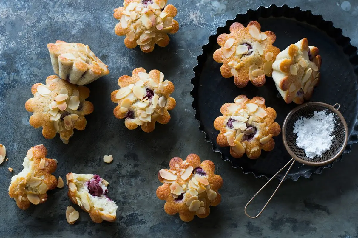 Almond and Chickpea Financiers