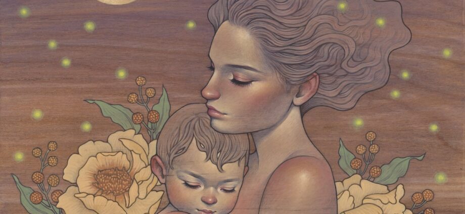 Уметник ја доловува убавината на мајчинството со неверојатни слики
