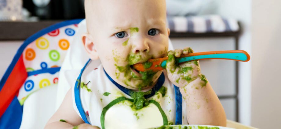 Baby develops fine motor skills