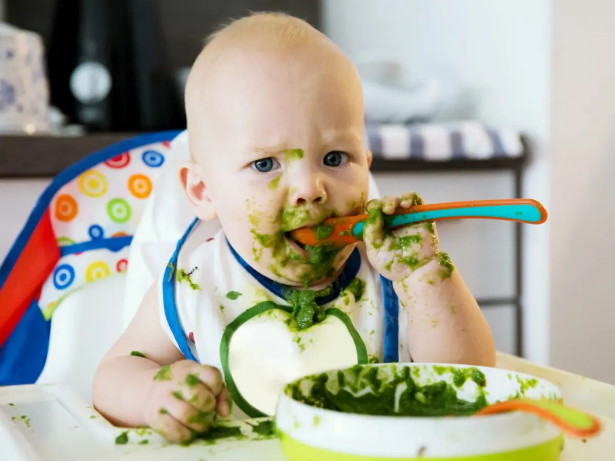 Baby develops fine motor skills