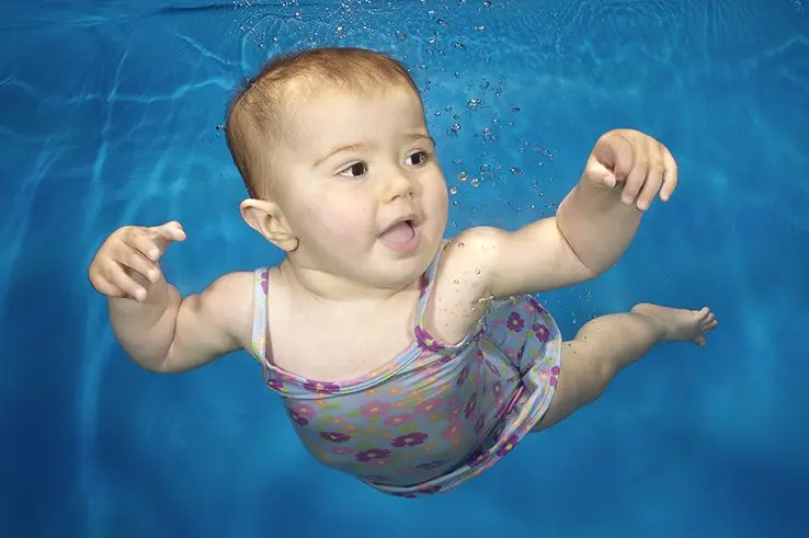 Baby swimmers