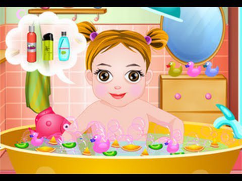 Baby&#8217;s first bath games