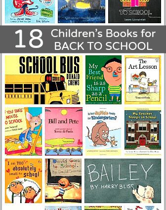 स्कूल वापस: बच्चों की किताबें