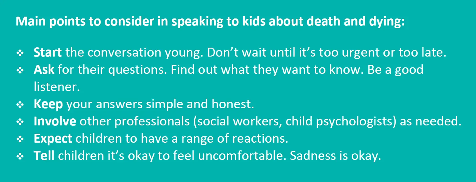 Children: their questions about death