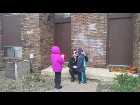 Colorblind dad discovers his children in color for the first time