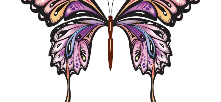 Dekorativer Schmetterling