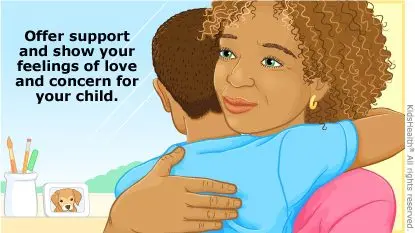 Depression: helping your child to talk about it