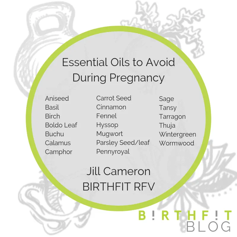 Essential oils during pregnancy