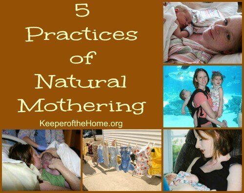 Eksklusiv mor: mødre naturlig