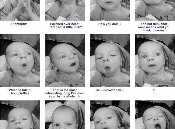 Expressions of newborns