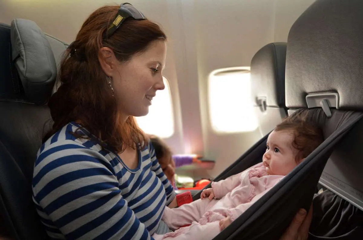 Flying with a newborn baby