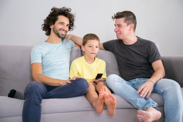 Homosexual parenthood on TV