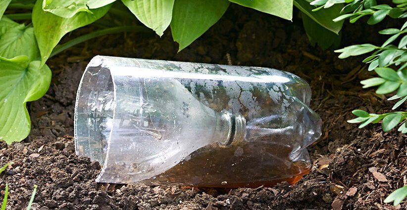 How to manage the bottle outside?