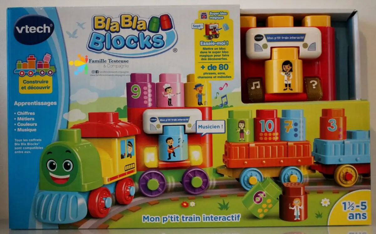 My P&#8217;tit Train interactive Bla Bla Blocks by VTECH