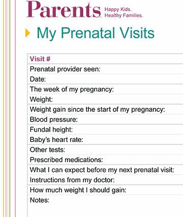 A nostra prima cunsultazione prenatale