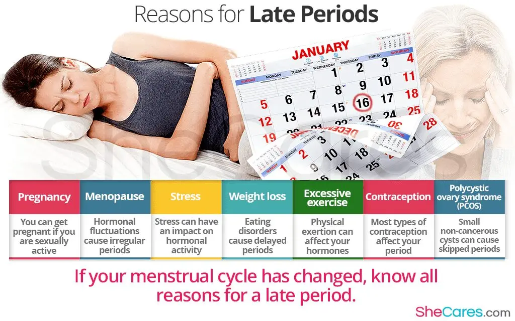 Periods late: the different possible causes