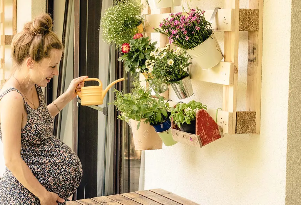 Pregnant, take care of yourself with plants