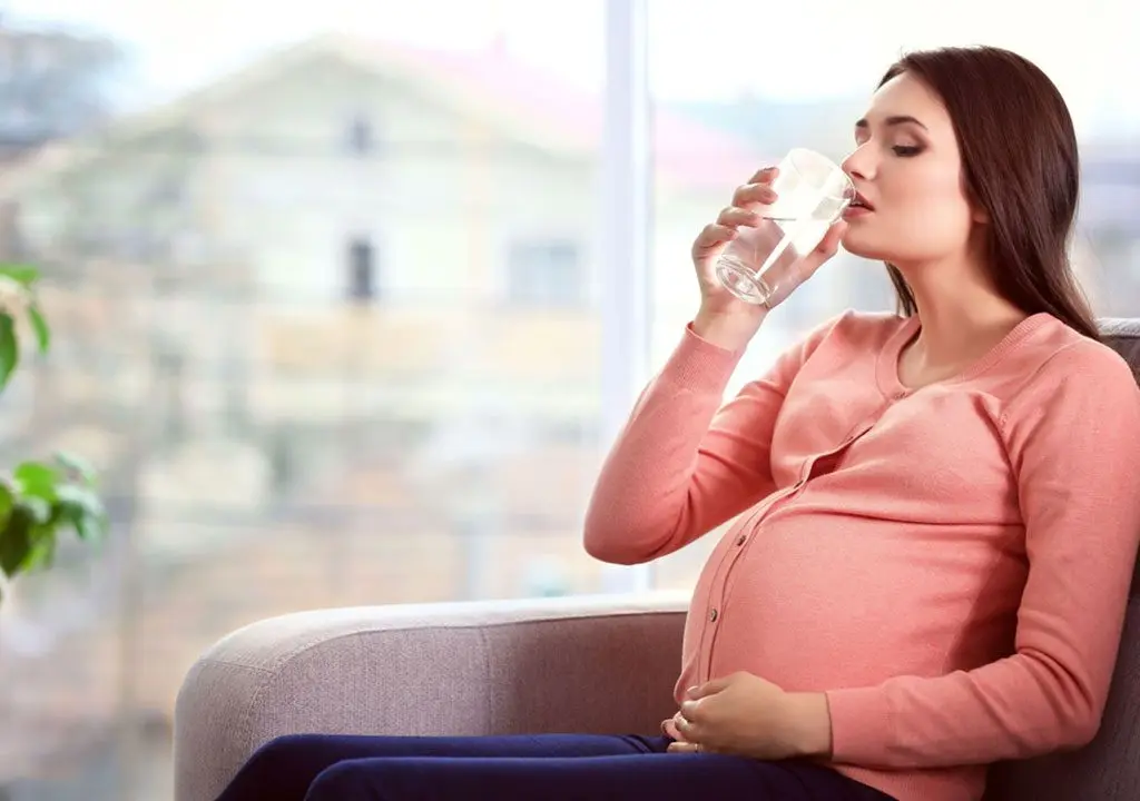 Pregnant, we enjoy the benefits of water