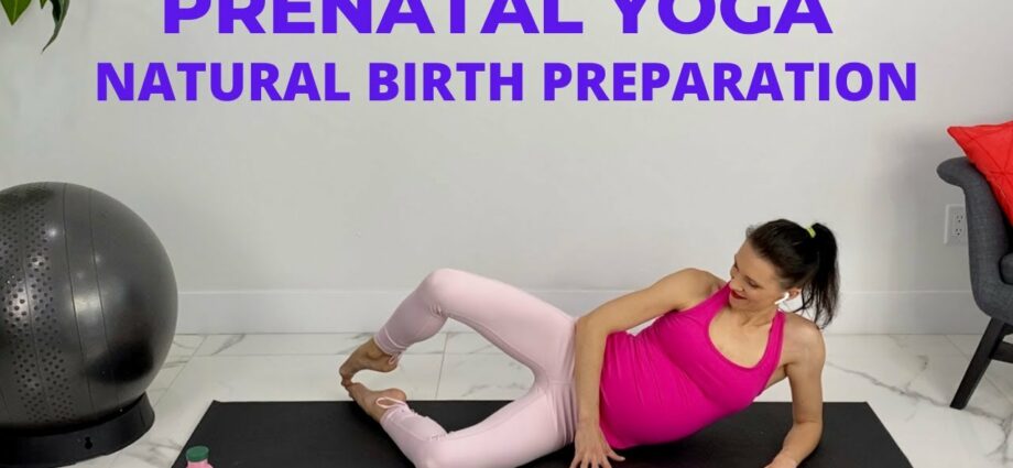 Prenatal yoga: preparing for a gentle birth
