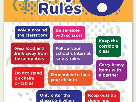 Sikkerhetsregler på vei til skolen