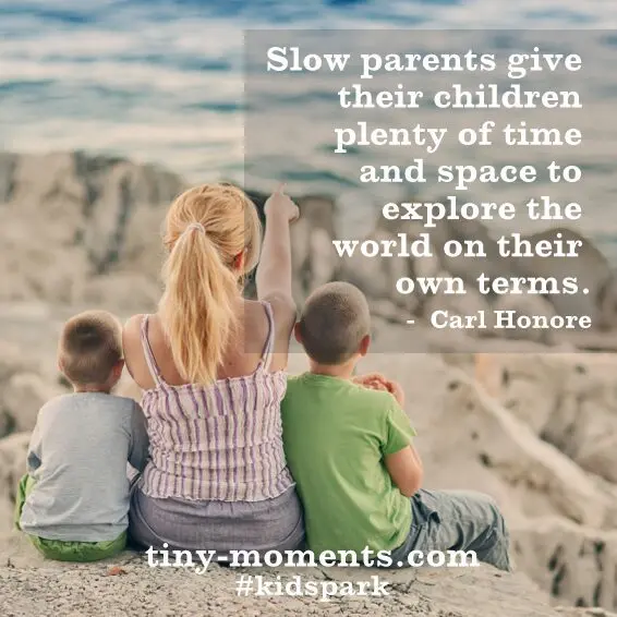 Slow parenting to take your time with the family