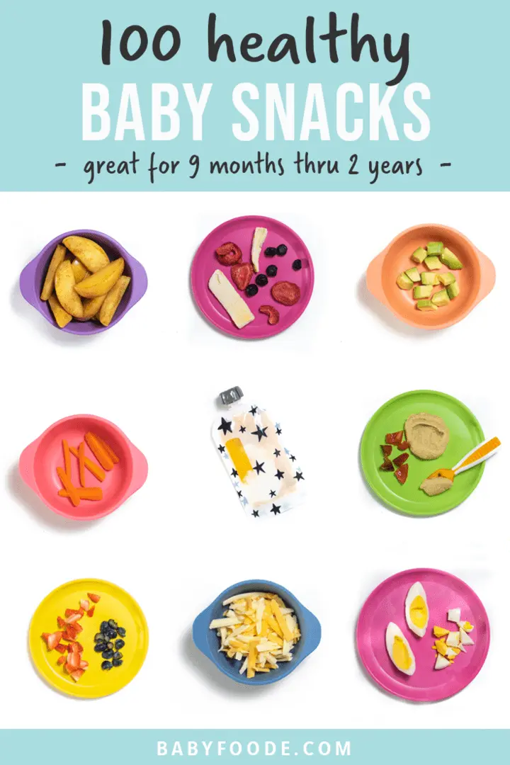 Snack for babies and children from 0 to 3 years old