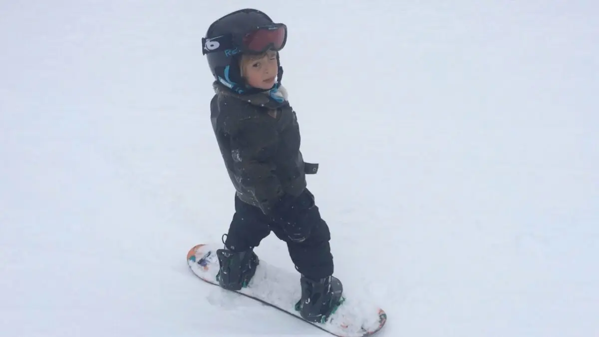 Snowboarding for children