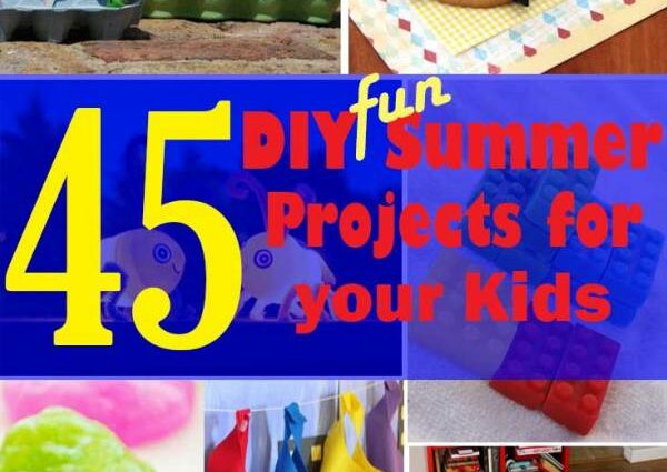 Vacacións de verán: 10 bricolaxes interesantes para manter os nenos ocupados