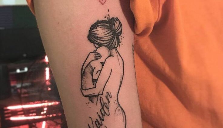 Тетоважи: овие мајки имаат бебиња во нивната кожа