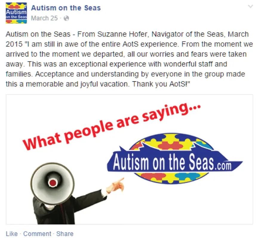 Testimonial on autism