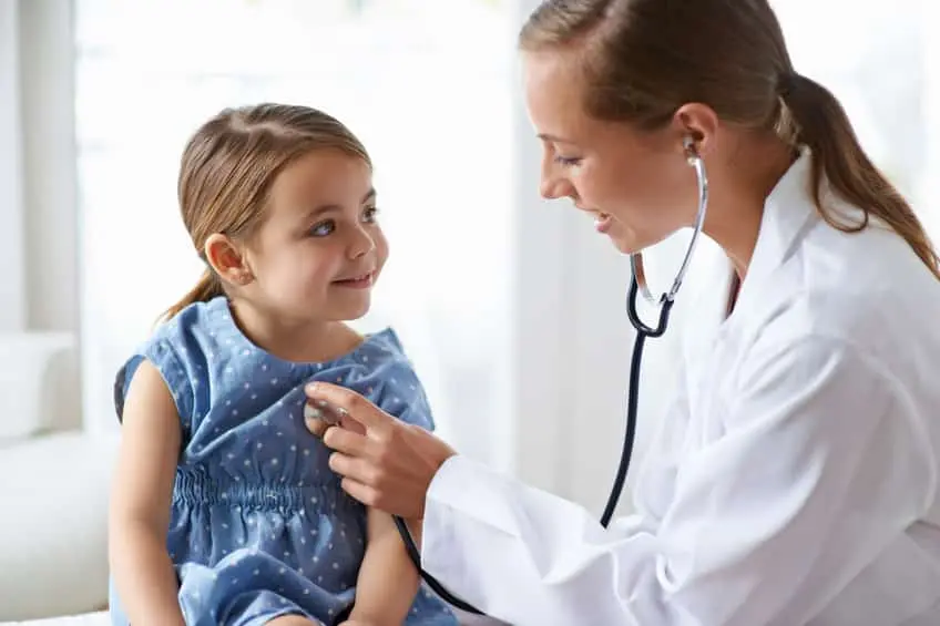 The health check-up for children at 6 years old