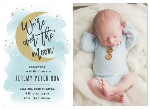 The most beautiful birth announcements