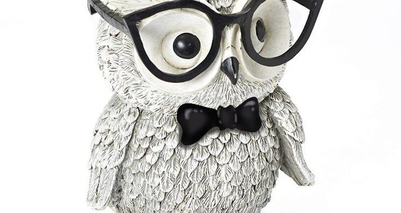 The owl pencil holder