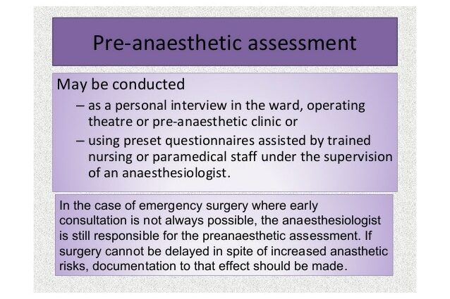 Savjetovanje prije anestezije: kako se odvija?