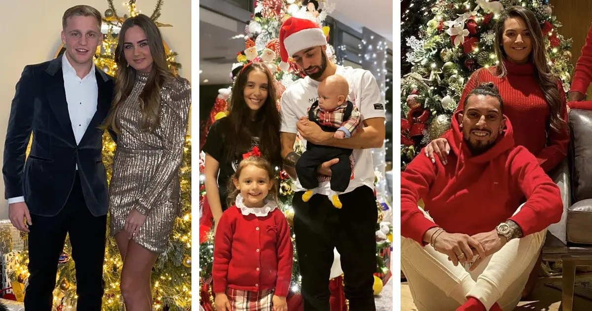 The stars celebrate Christmas with their family