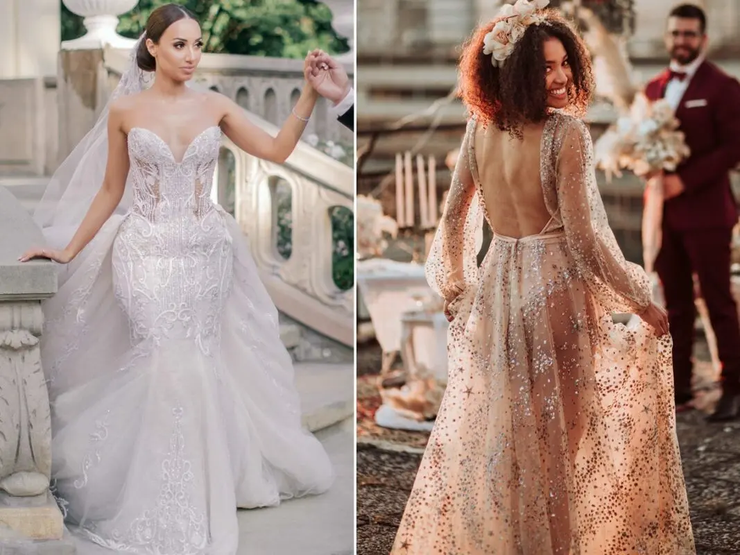 The wedding dresses of the most glamorous people