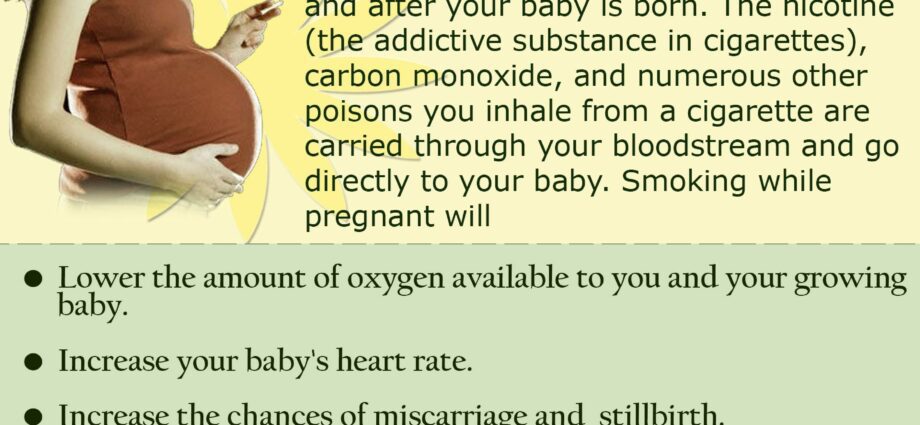 Tobakk og graviditet: det er ikke lett å slutte å røyke mens du er gravid!