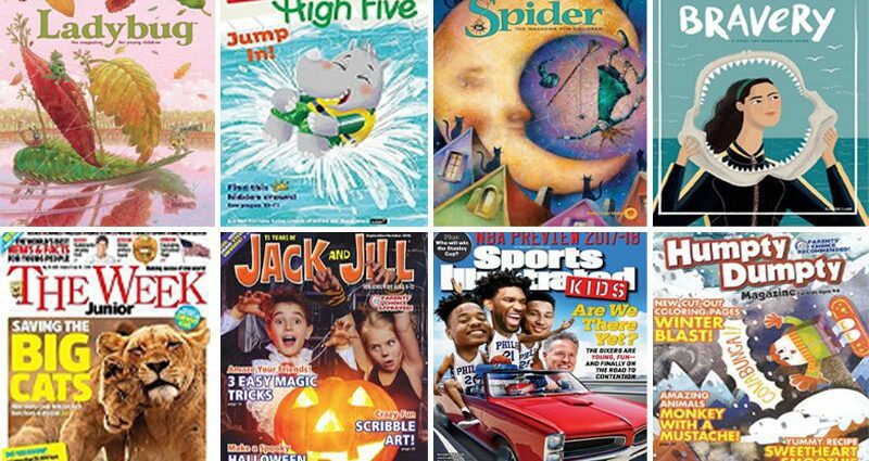 23 principais revistas infantis
