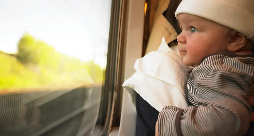 Traveling by train with your baby: instructions for use