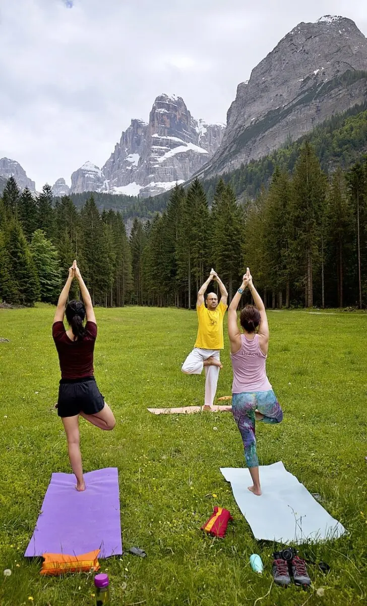 Wellness activities in the mountains